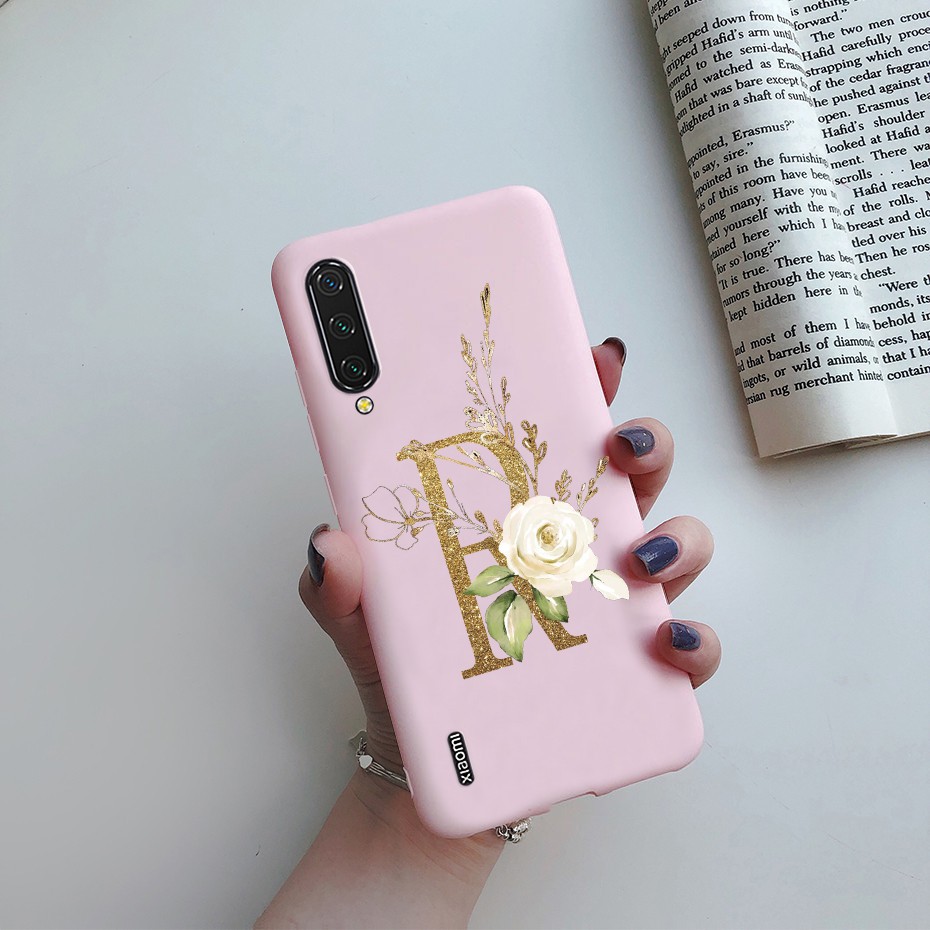 Ốp silicon mềm chống sốc in chữ cho xiaomi mi a3 xiaomi mia3