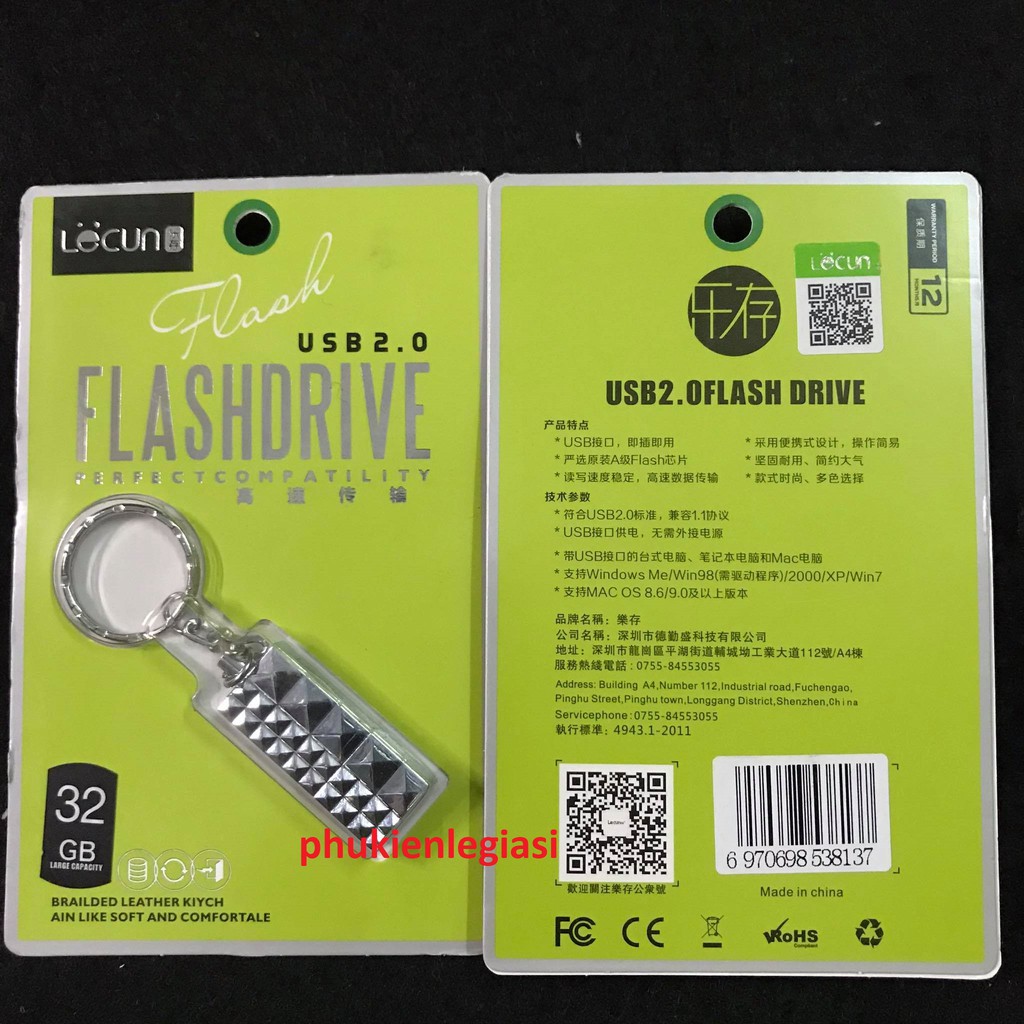 (Chất lượng)USB LECUN S15 LOẠI 16GB 32GB bảo hành Tại Shop