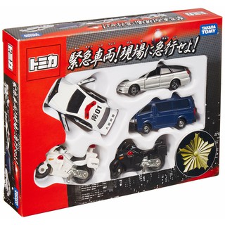 Bộ 5 xe SET Tomica Super Police Car cảnh sát nhật hoàng