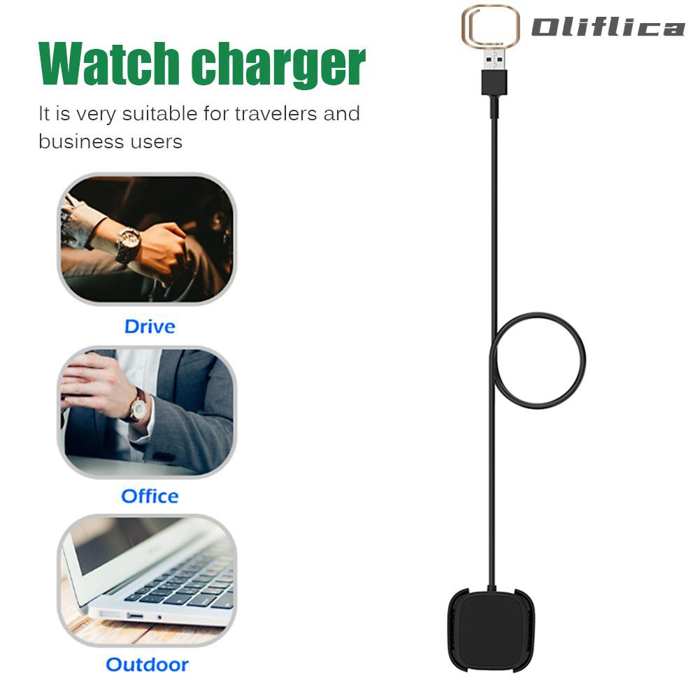 Cáp Sạc Usb 3.28ft Chuyên Dụng Cho Đồng Hồ Thông Minh Fitbit Versa 2