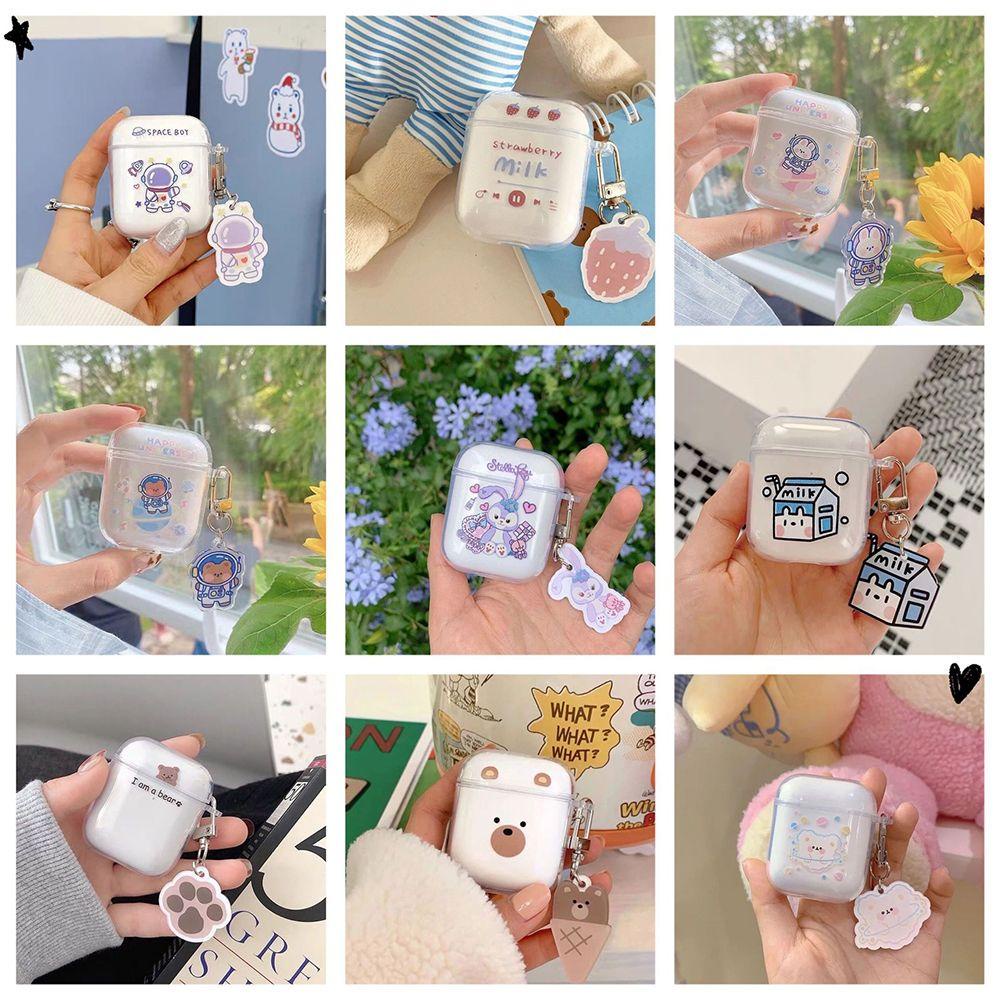 BTLIMER Vỏ Bảo Vệ Hộp Sạc Tai Nghe AirPods1 / 2 Bằng TPU Mềm Thoải Mái
