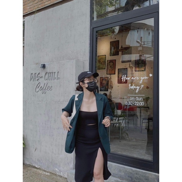 Áo vest blazer tay ngắn (ảnh thật/ có sẵn) | BigBuy360 - bigbuy360.vn