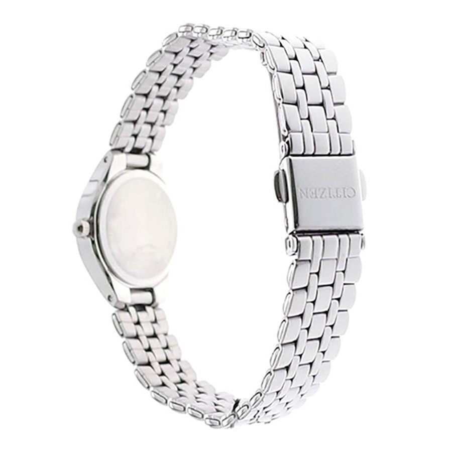 Đồng Hồ Nữ Citizen Đính Đá Swarovski Dây Thép Không Gỉ EJ6140-57D - Mặt Xà Cừ