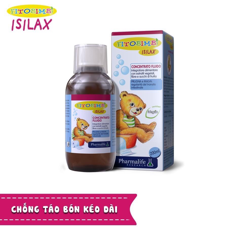 [CHÍNH HÃNG + QUÀ TẶNG] ISILAX BIMBI - Thảo Dược Chống Táo Bón Hàng Nhập Châu Âu - 200 ml