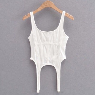 (HÀNG ORDER) Áo ba lỗ dáng croset ulzzang