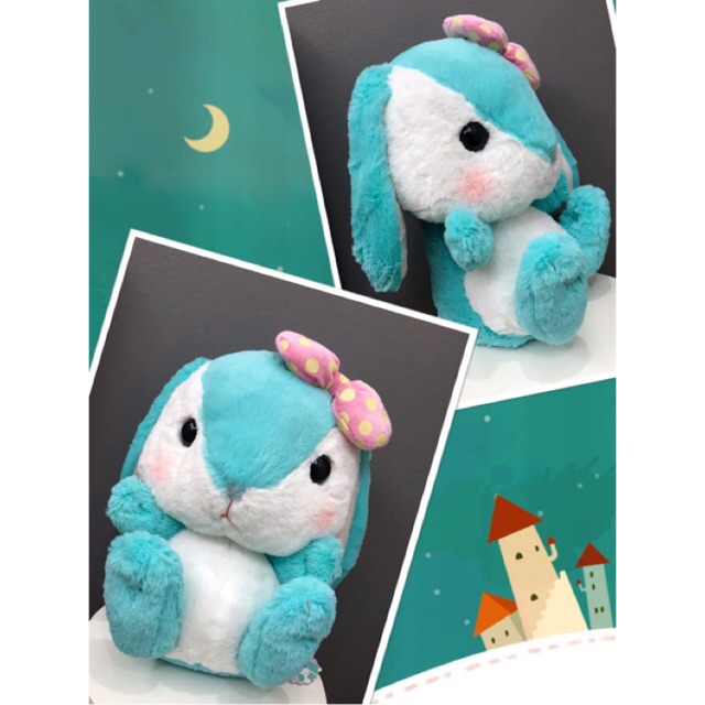 Gấu bông thỏ Loppy chính hãng Amuse Nhật. Loppy Plushie