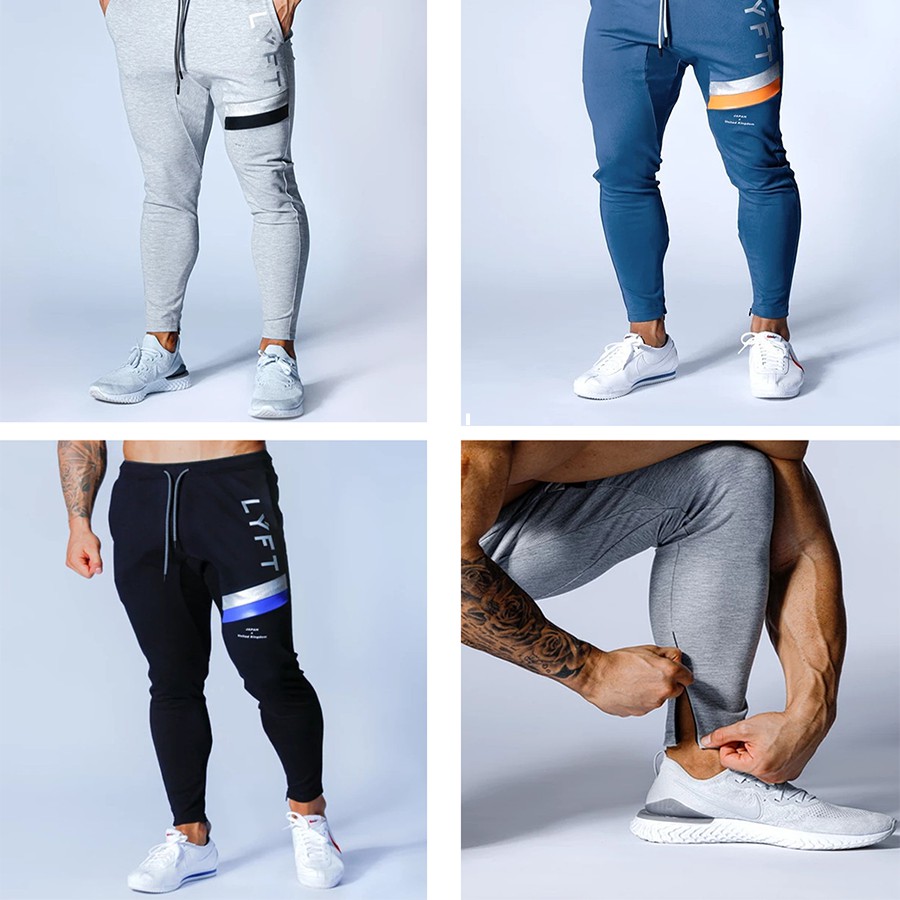 Quần Jogger Tập Gym Thể Thao Nam 3 Line cao cấp co giãn 4 chiều size lớn (LYF1)