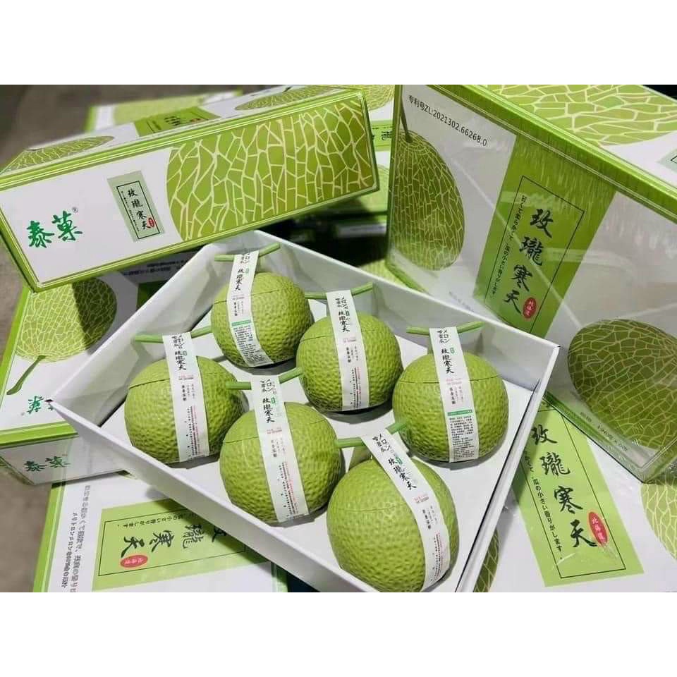 Combo 6 quả thạch dưa lưới / Thạch trái cây phong cách nhật bản hình dáng dễ thương hộp 196g