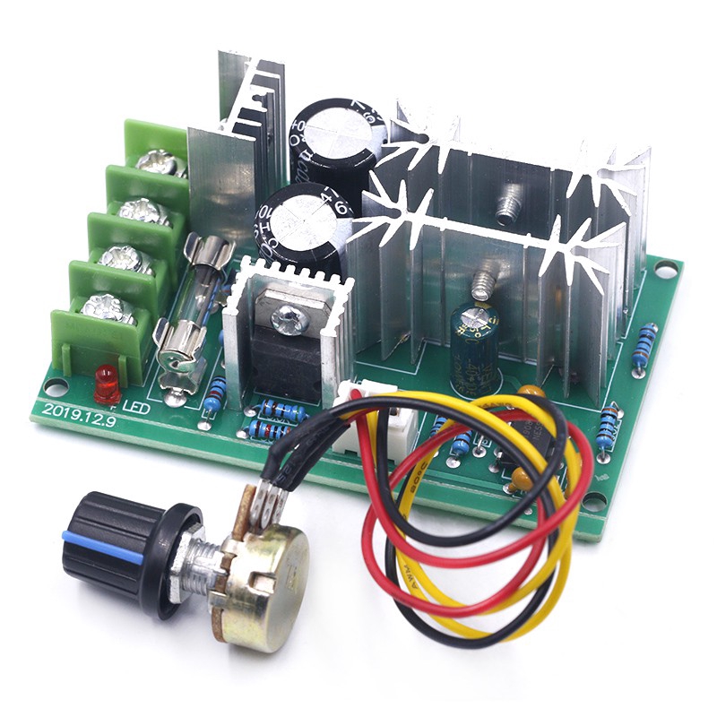 Công tắc bộ điều khiển tốc độ động cơ DC 10-60V PWM 20A Bộ điều chỉnh điện áp hiện tại Mô-đun truyền động công suất cao