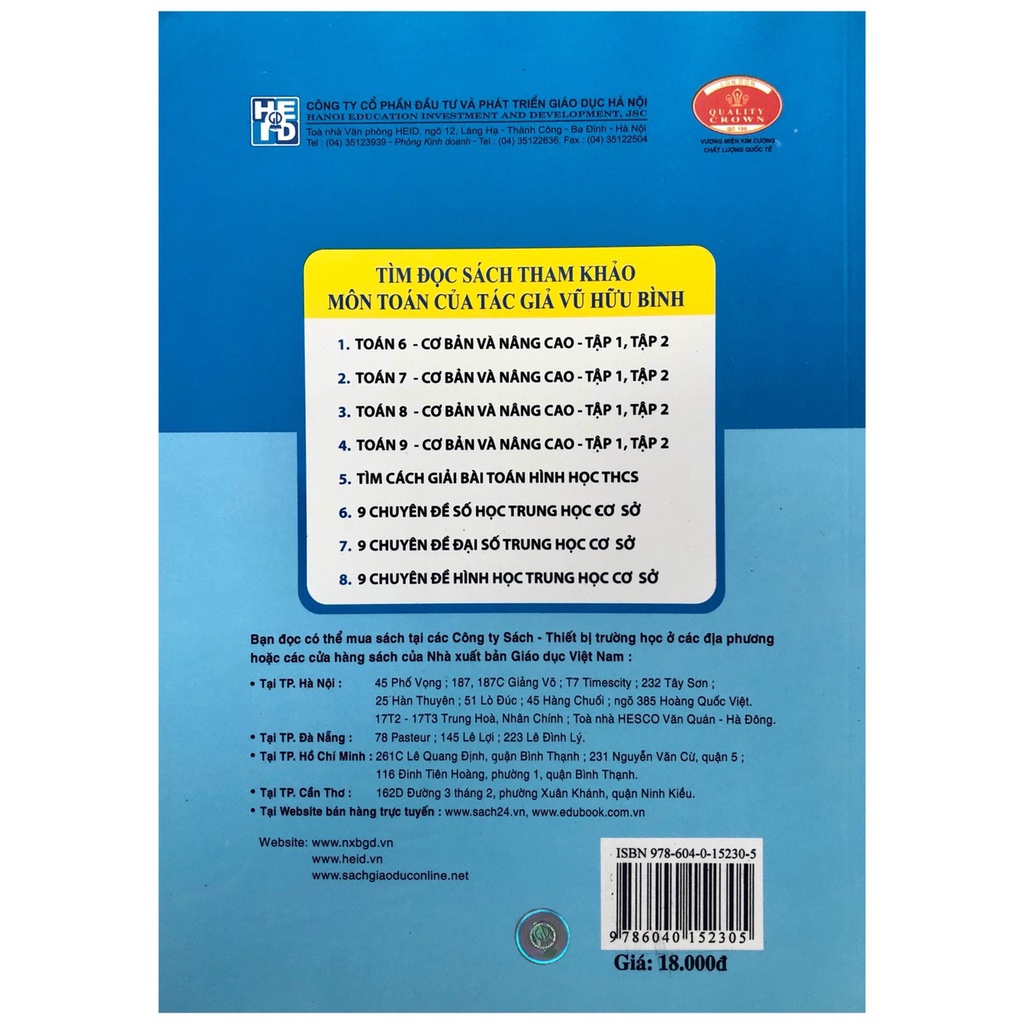 Sách - 9 chuyên đề Số Học trung học cơ sở