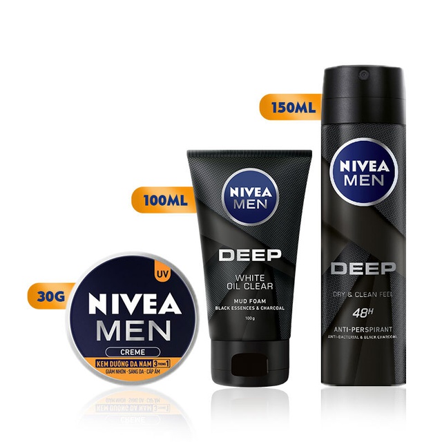 Hộp quà Nivea Men phiên bản đặc biệt tặng kèm Bình lắc thể thao | BigBuy360 - bigbuy360.vn