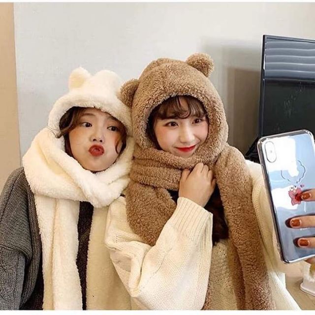 Khăn trùm đầu gấu
