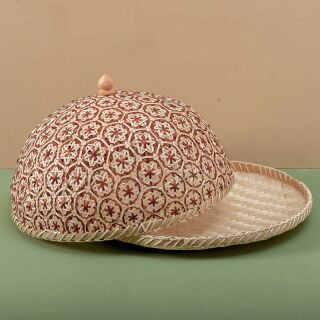 Lồng bàn mây tre hoa