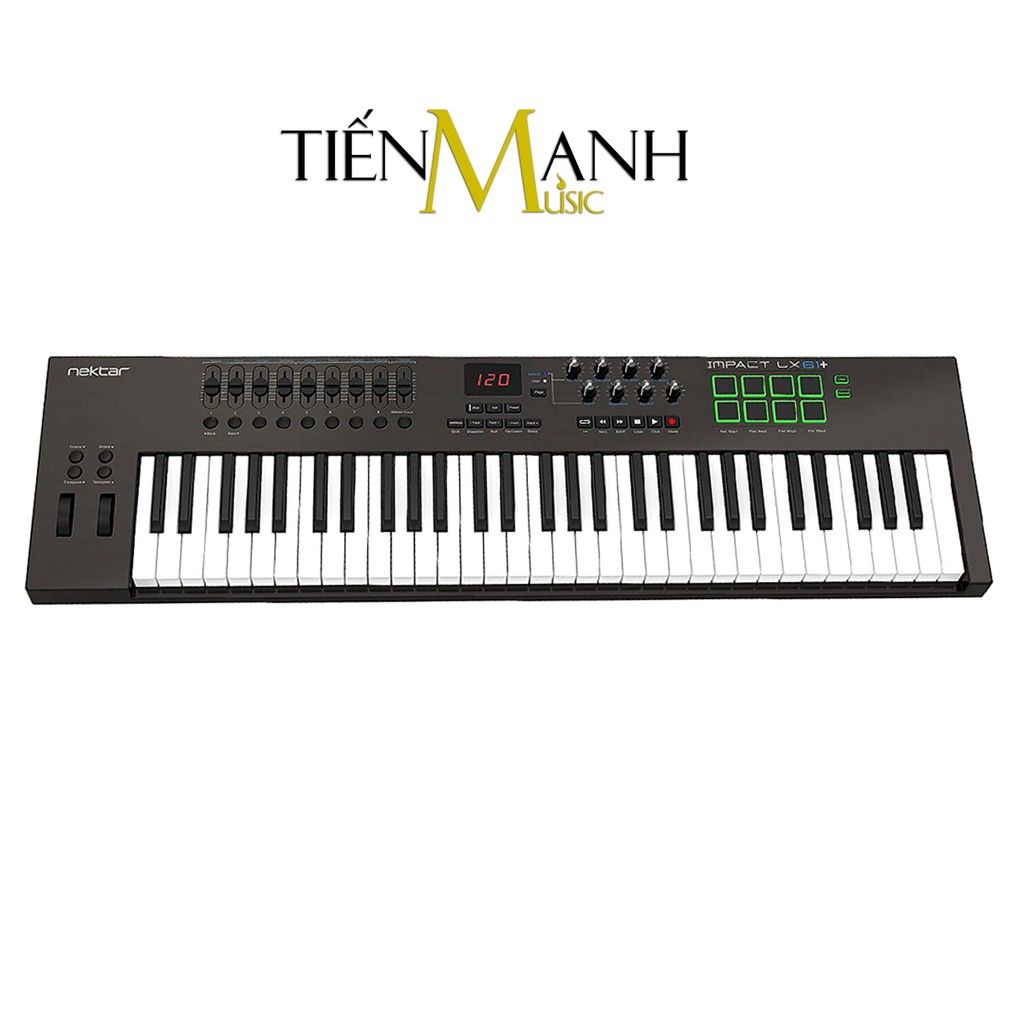 Nektar Impact LX61+ Midi Keyboard Controller 61 Phím Cảm ứng lực (Bàn phím sáng tác - Sản xuất âm nhạc Producer)