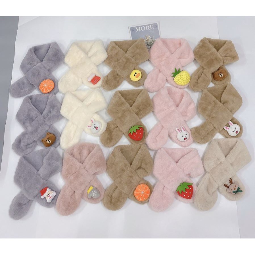 Khăn lông quàng cổ khăn quàng lông cho bé