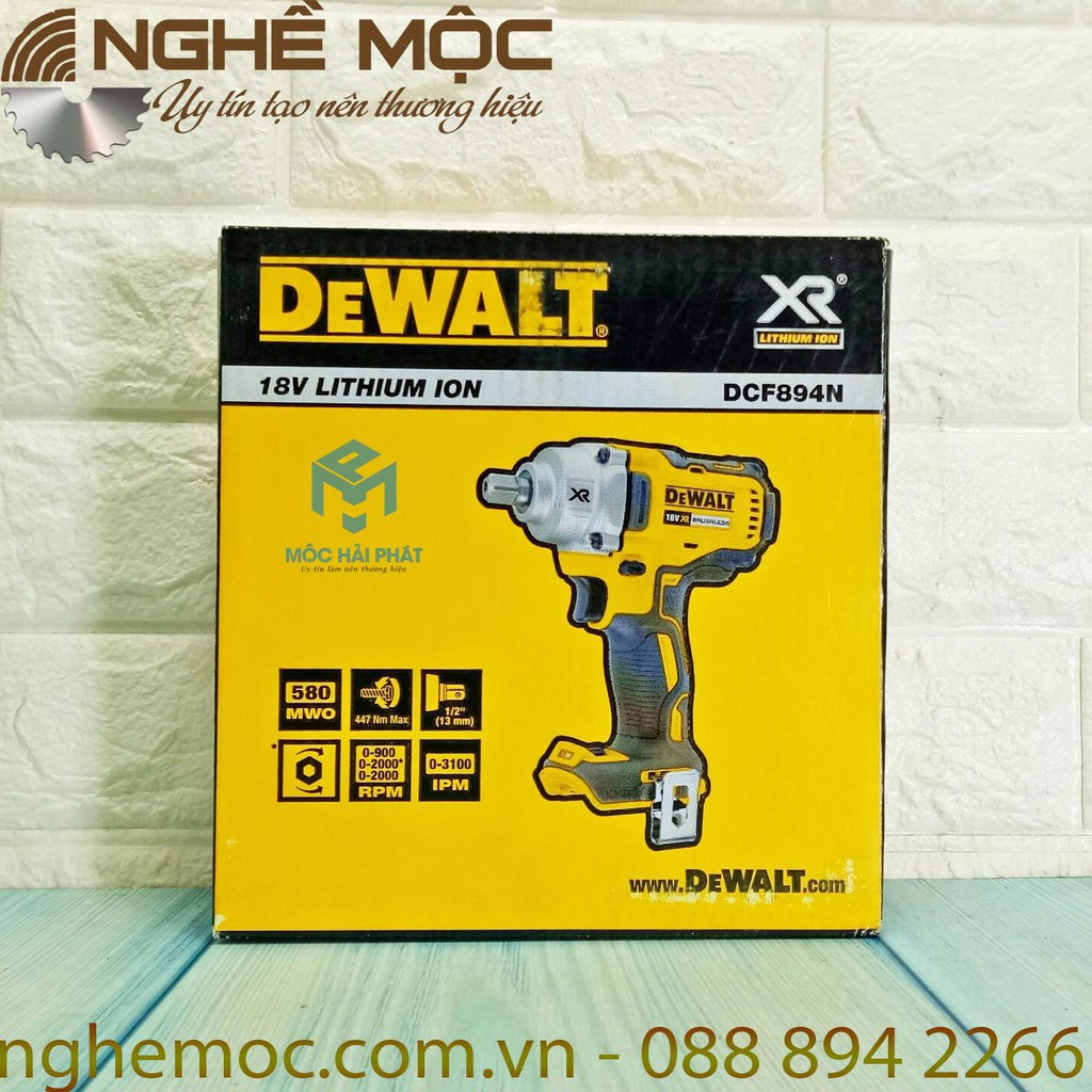 Body Máy siết bulon cầm tay 18V Dewalt DCF894N-KR