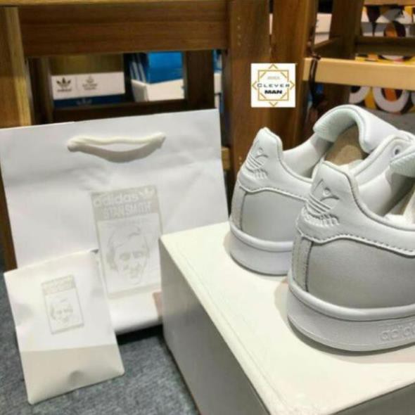 Xả [XẢ KHO] (CÓ SẴN - FULL PHỤ KIỆN) giày thể thao sneaker STAN SMITH Full white trắng . ^ new2021 ' ' * ˢ