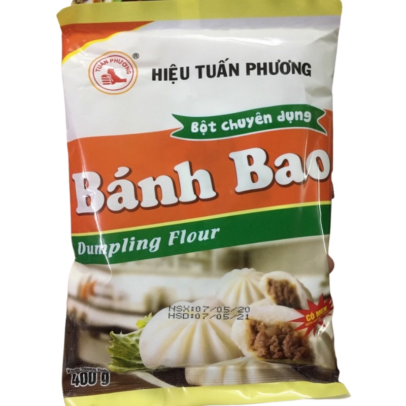 Bột Bánh Bao Tuấn Phương Gói 400g Có Sẵn Men Nở