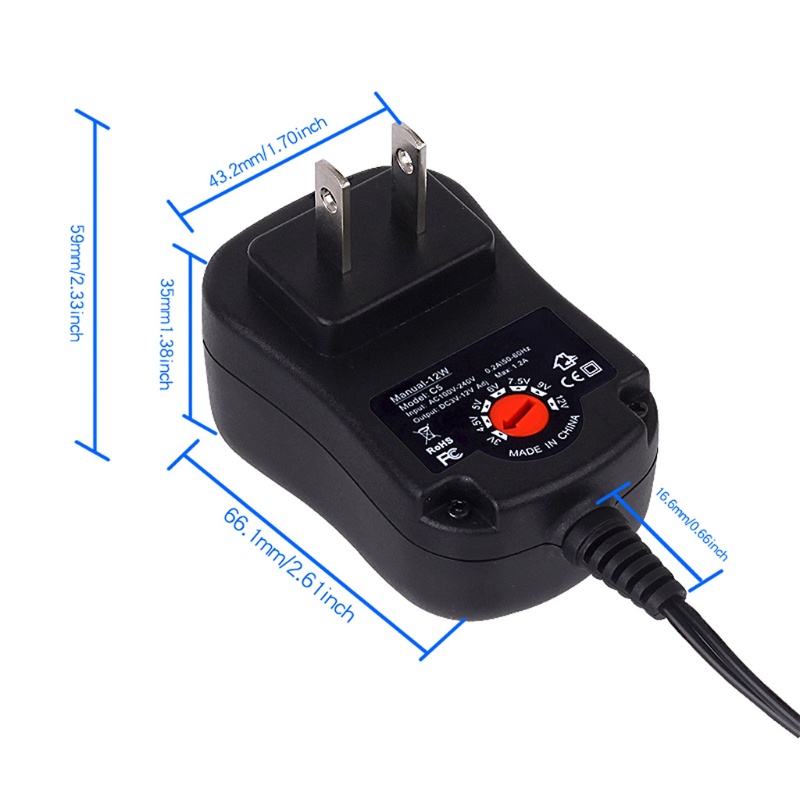 Dây Cáp Sạc NAMA AA AAA Cho Đèn LED