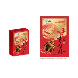 【﻿ＧＩÁ　ＳỈ】- Trà Hồng Sâm - Linh Chi Jeong Won Hộp 100 gói