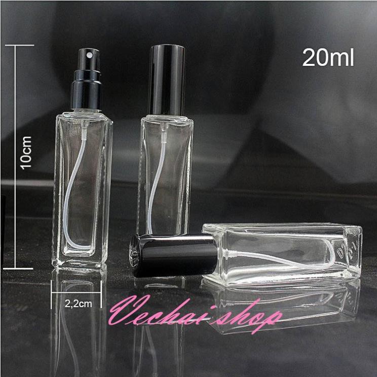 Lọ chiết nước hoa 20ml (Vỏ chiết/Ống chiết/Chai chiết)