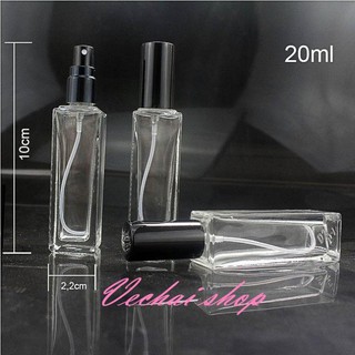 Lọ chiết nước hoa 20ml (Vỏ chiết/Ống chiết/Chai chiết)