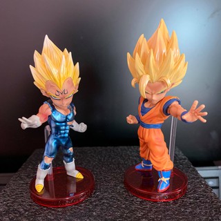 Mô hình Dragonball Resin chính hãng LEAGUE - Goku ssj2 & Vegeta majin WCF