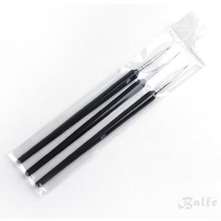 Set 3 Cọ Vẽ Móng Tay 536''