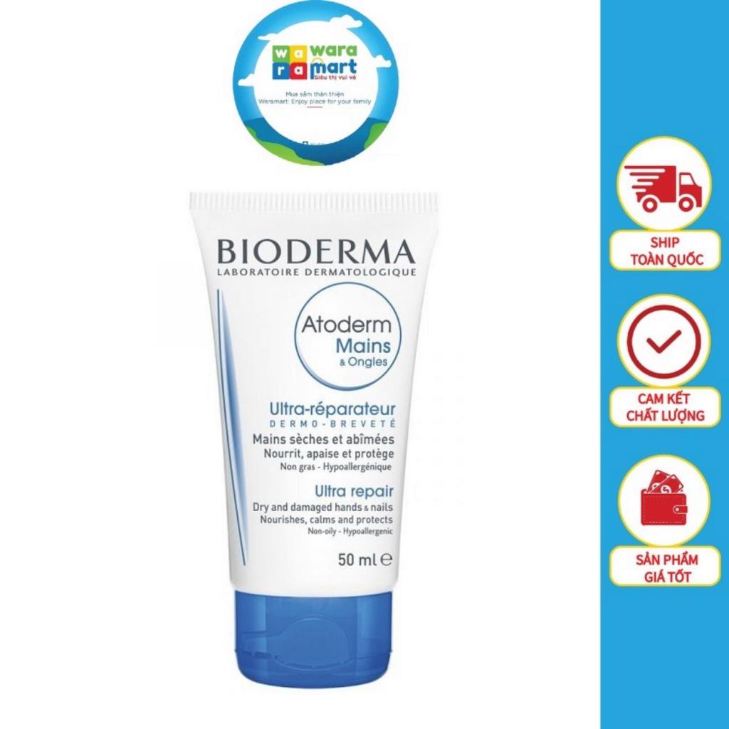 Kem Dưỡng Da Tay Và Móng Tay Biodema Atoderm Mains & Ongles 50ml
