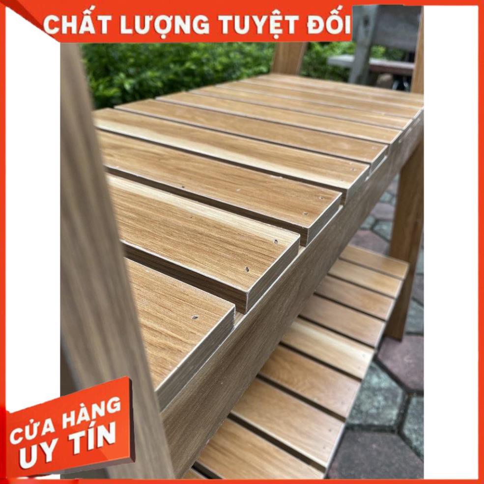 Kệ treo quần áo chữ A 2 tầng, giá treo quần áo gỗ MDF cao cấp