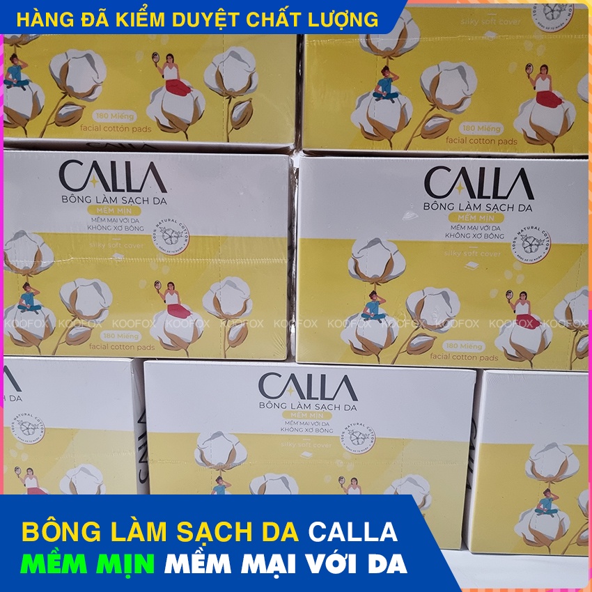 Bông tẩy trang làm sạch da Bông Bạch Tuyết Calla Mềm Mịn  - KOOFOX