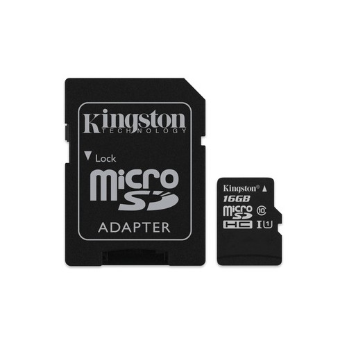 Thẻ nhớ 16GB Kingston MicroSD Class 10 (Kèm Adapter) - Bảo hành 5 năm !