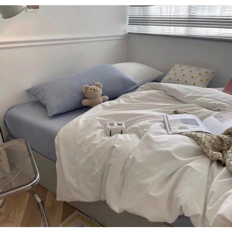 Bộ chăn ga Cotton Tici notag - 9 màu mới 2022