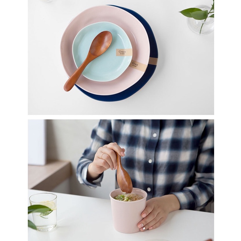 Thìa gỗ và dụng cụ ăn cơm sơn ta cao cấp phong cách nhật thương hiệu MW FURNITURE