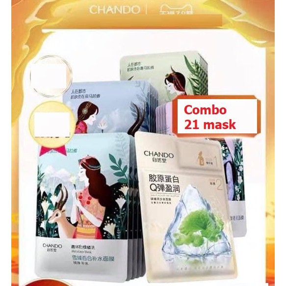 Chando - Set mặt nạ Chando 21 mask