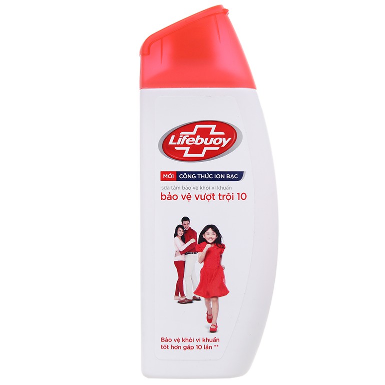 Sữa tắm bảo vệ khỏi vi khuẩn Lifebuoy chăm sóc da