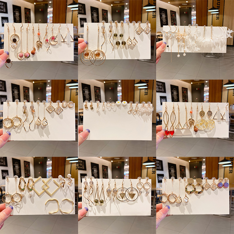 Khuyên tai thiết kế nhiều kiểu dáng tùy chọn thời trang cho nữ