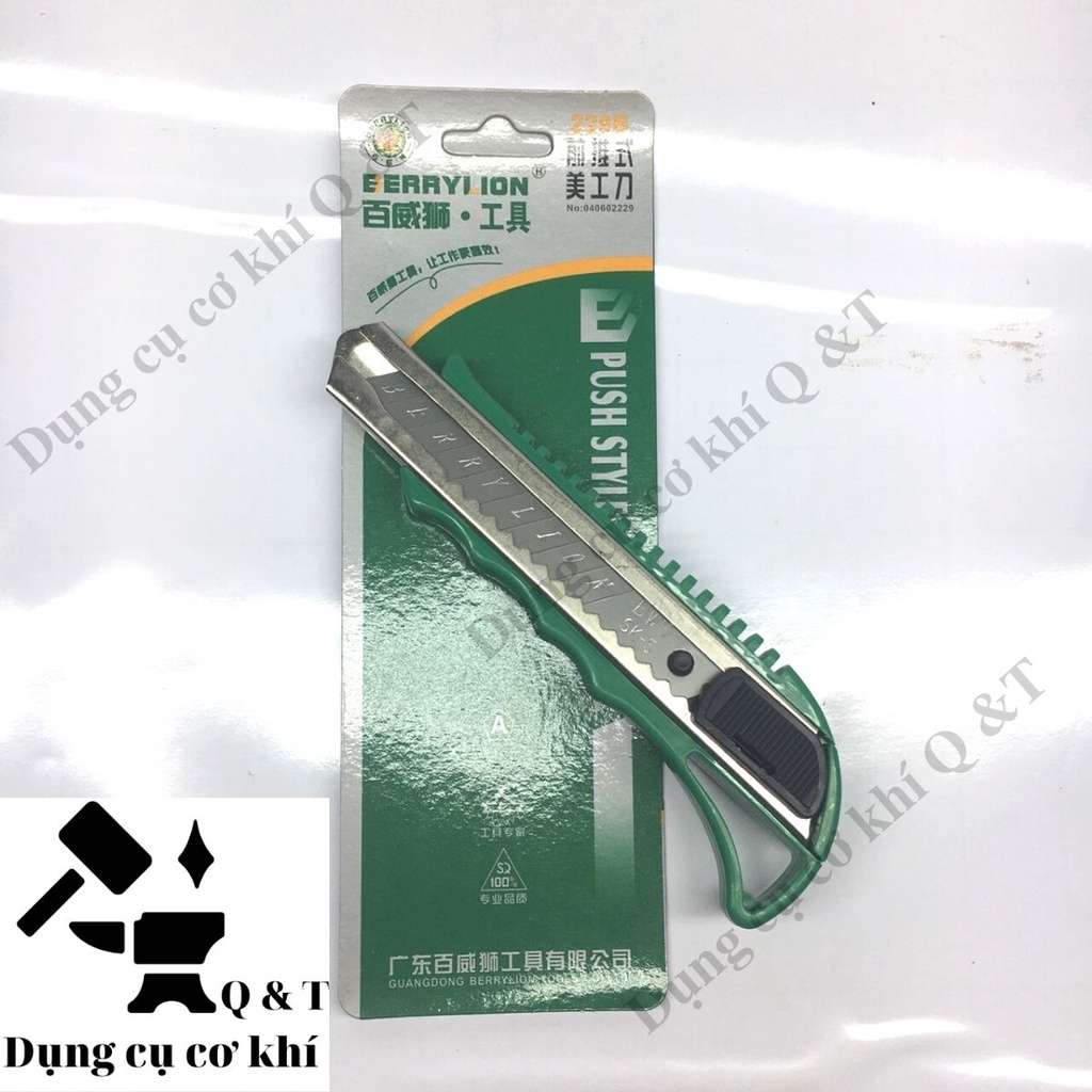 Dao dọc giấy bản to 1 lưỡi berrylion