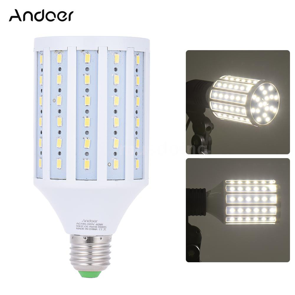 Bóng đèn LED 40W 5500k E27 phông nền cho studio
