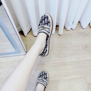 Giày Slipon DlOR thổ cẩm Christian