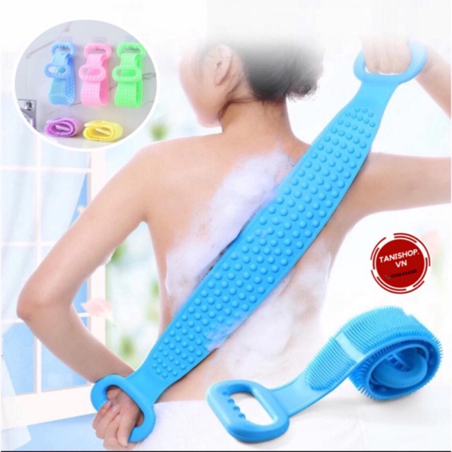 [FREESHIP 50K] (Sỉ Loại 1 2x) Dây Tắm Chà Lưng Silicon 2 Mặt