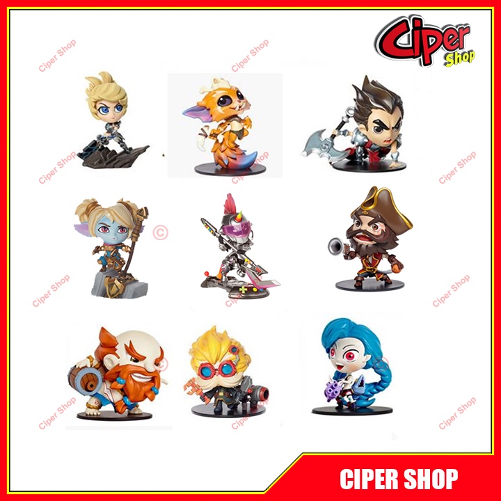 Mô hình liên minh huyền thoại chibi giá rẻ - Figure LOL - mô hình liên minh tốc chiến