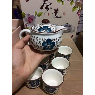 Bộ ấm chén hoa đào Nhật
