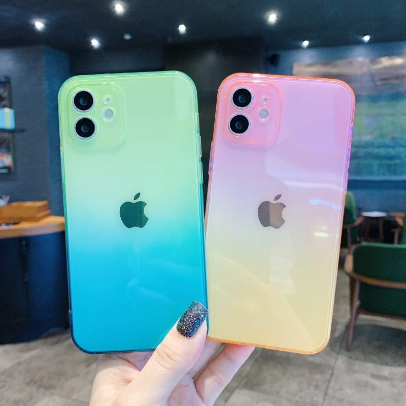 Ốp Iphone 11 Vỏ Điện Thoại Di Động Silicon Vỏ Mềm Cho 6 6p 6s 6sp Se2020 7 7p 8 8p X Xr Xsmax 11promax 12mini Gradient Trường Hợp | BigBuy360 - bigbuy360.vn