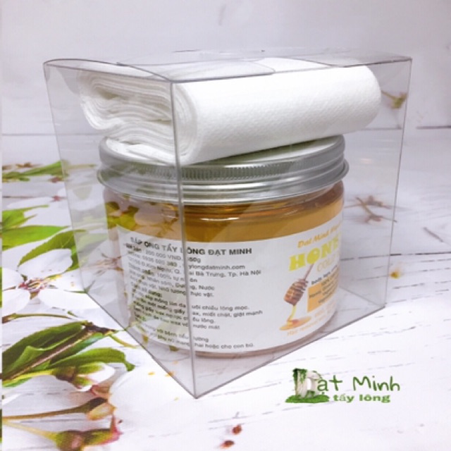 Wax Lạnh Tẩy Lông 650G, Đạt Minh Honey Cold Wax 650G. Tẩy lông tận gốc Chân - Tay - Nách - Mép tại nhà an toàn hiệu quả.