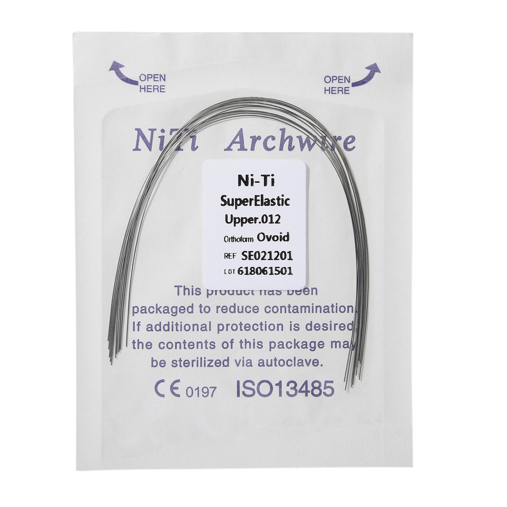 [Hàng mới về] Bộ 10 dây NITI chỉnh hình răng chuyên dụng cho nha khoa