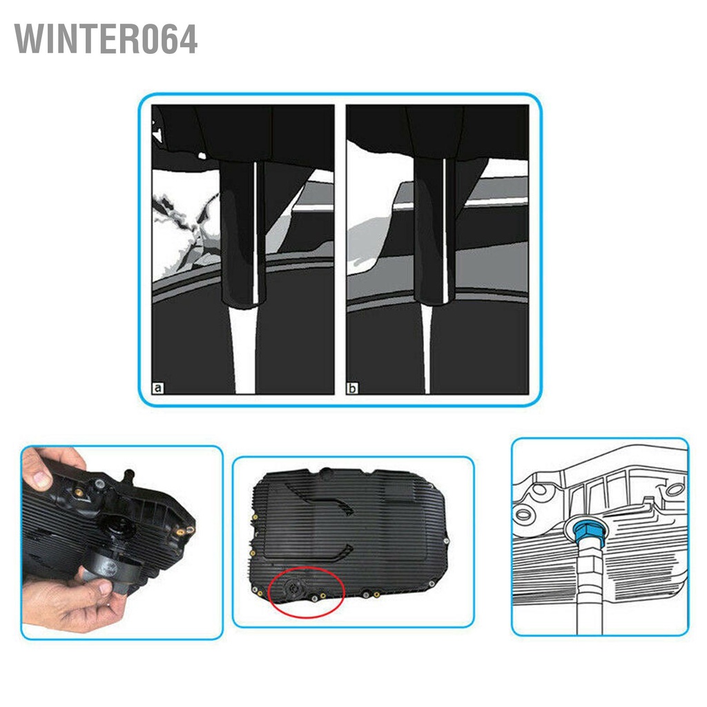 Bộ công cụ xả dầu hộp số 3 cái M12x1.5 Thay thế ABS cho Mercedes ‑ Benz 725.0 9 Speed Winter064