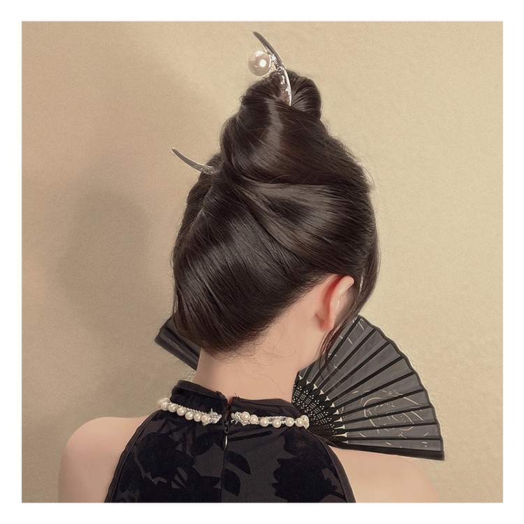 Trâm Cài Tóc Hình Mặt Trăng Phong Cách Hán Phục Cổ Điển Cho Nữ