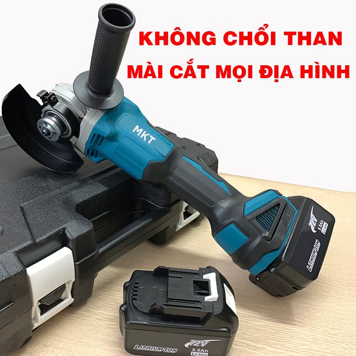 Máy Mài Góc Dùng Pin MKT 72V Lõi Đồng - Không Chổi Than - May Cắt Cầm Tay - Maktia