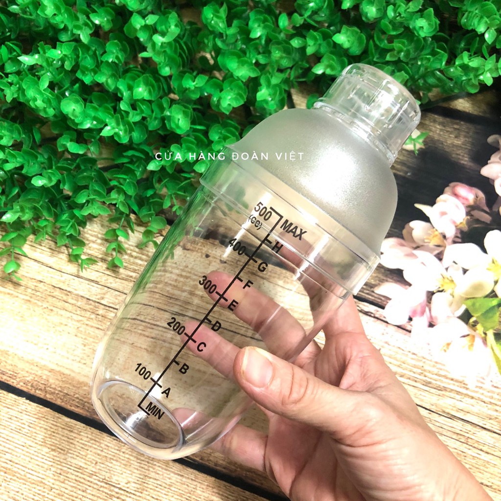 [SALE] Bình Lắc Shaker Nhựa Dày 530 ml , 700ml - Pha Chế Cocktail , Trà Sữa